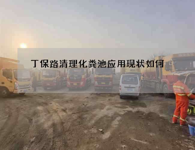 丁保路清理化糞池應用現狀如何