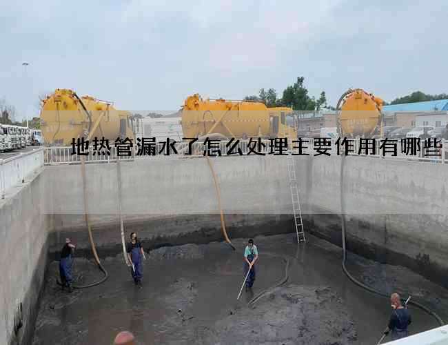 地熱管漏水了怎么處理主要作用有哪些