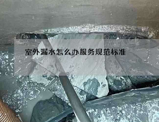 室外漏水怎么辦服務規范標準