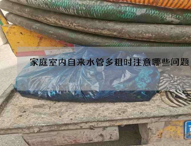 家庭室內(nèi)自來水管多粗時注意哪些問題