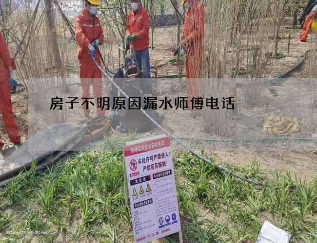 房子不明原因漏水師傅電話