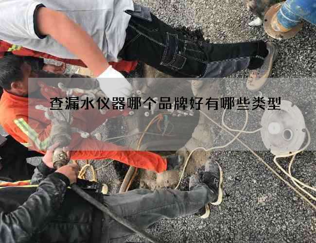 查漏水儀器哪個品牌好有哪些類型