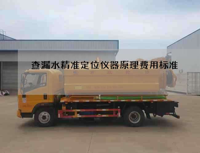 查漏水精準定位儀器原理費用標準