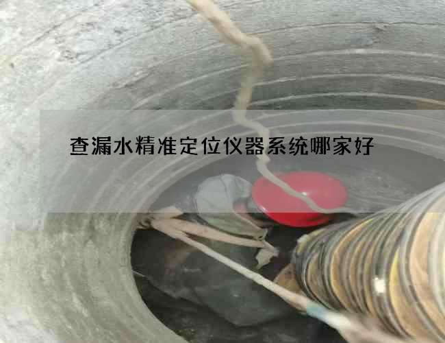 查漏水精準(zhǔn)定位儀器系統(tǒng)哪家好