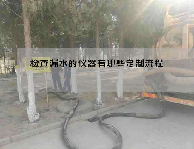 檢查漏水的儀器有哪些定制流程